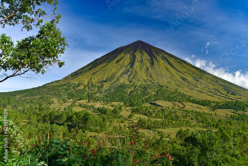 Inierie Volcano in Bajawa, Flores island, Indonesia