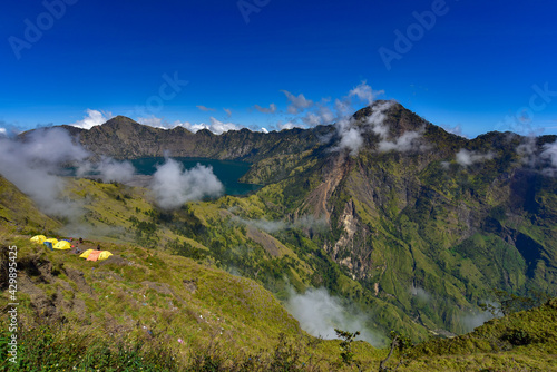 Rinjani volcano in Lombok Island, Indonesia