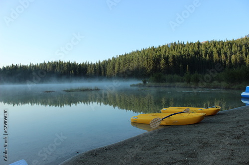 Early Morning Kayak on the lake