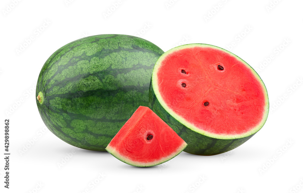 watermelon isolated on white background watermelon isolated on white background