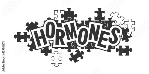 human hormones collected from puzzles