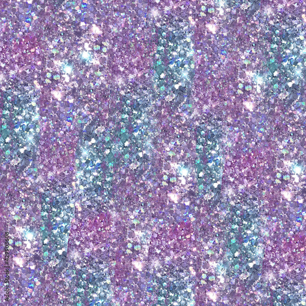 Obraz premium Purple and Green Turquoise Paint Glitter Background