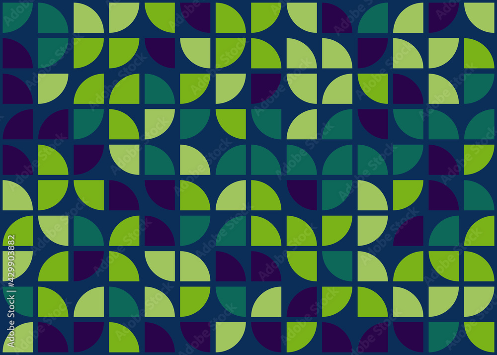 Obraz premium Abstract Geometric Pattern generative computational art illustration