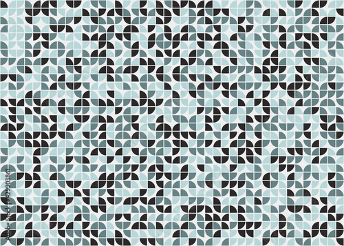 Abstract Geometric Pattern generative computational art illustration