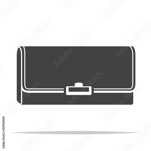 Women wallet purse icon transparent vector
