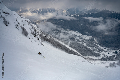 Freeride with view © Yuriy