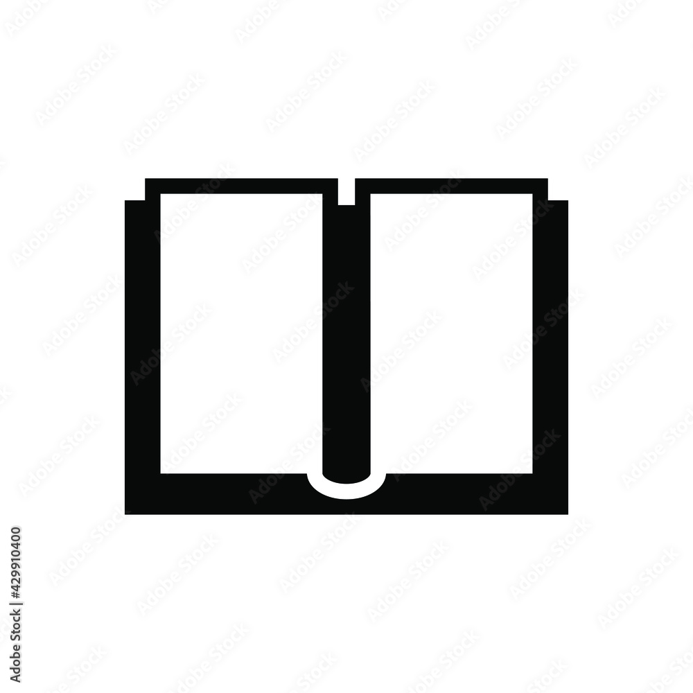 Book icon vector graphic illustration Book icon vector graphic illustration