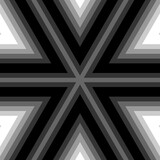 Abstract geometric monochrome pattern design for interior decoration. Contemporary Black and white design for the background