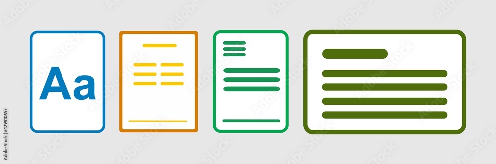 Linear icons of digital letters for office set. Vector linear illustration. Linear icons of digital letters for office set. Vector linear illustration.