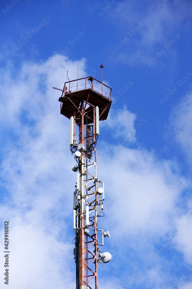 Communication tower 3G or 4G network