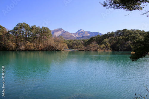 春の五色沼・毘沙門沼（福島県・裏磐梯）