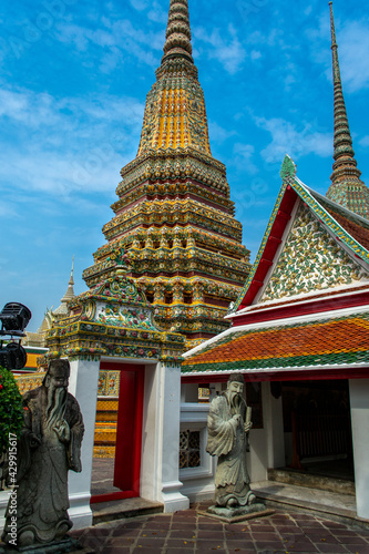 BANGKOK, THAILAND - January 19,2019: View of Royal Grand Palace  in Bangkok. Royal Grand Palace is famous destination in Bangkok.