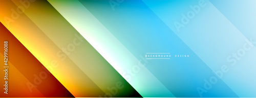 Dynamic lines abstract background. 3D shadow effects and fluid gradients. Modern overlapping forms