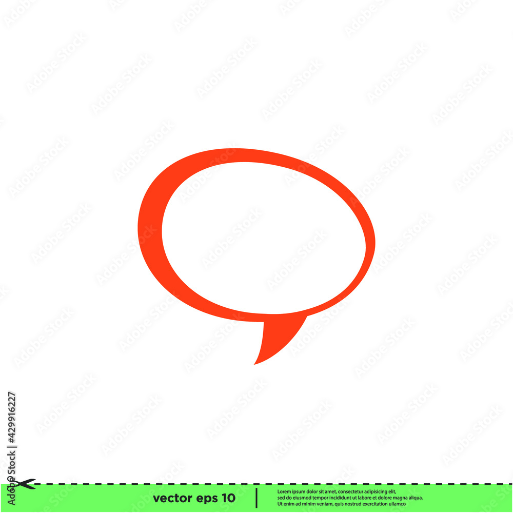 speech bubble icon vector illustration simple design element speech bubble icon vector illustration simple design element