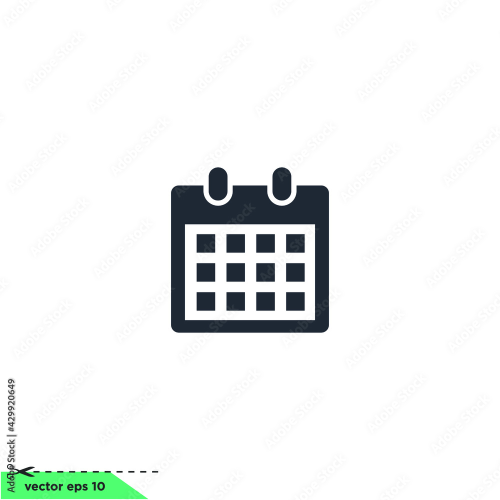 calendar agenda icon vector illustration simple design element calendar agenda icon vector illustration simple design element