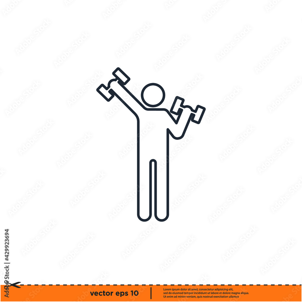 fitness gym icon vector illustration logo template fitness gym icon vector illustration logo template