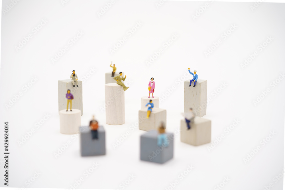 Social distancing. Miniature people stay apart to reduce Covid 19 virus infection. Maintain social distance Detained, could not find anyone. using as background Healthcare concept and keep distance. Social distancing. Miniature people stay apart to reduce Covid 19 virus infection. Maintain social distance Detained, could not find anyone. using as background Healthcare concept and keep distance.