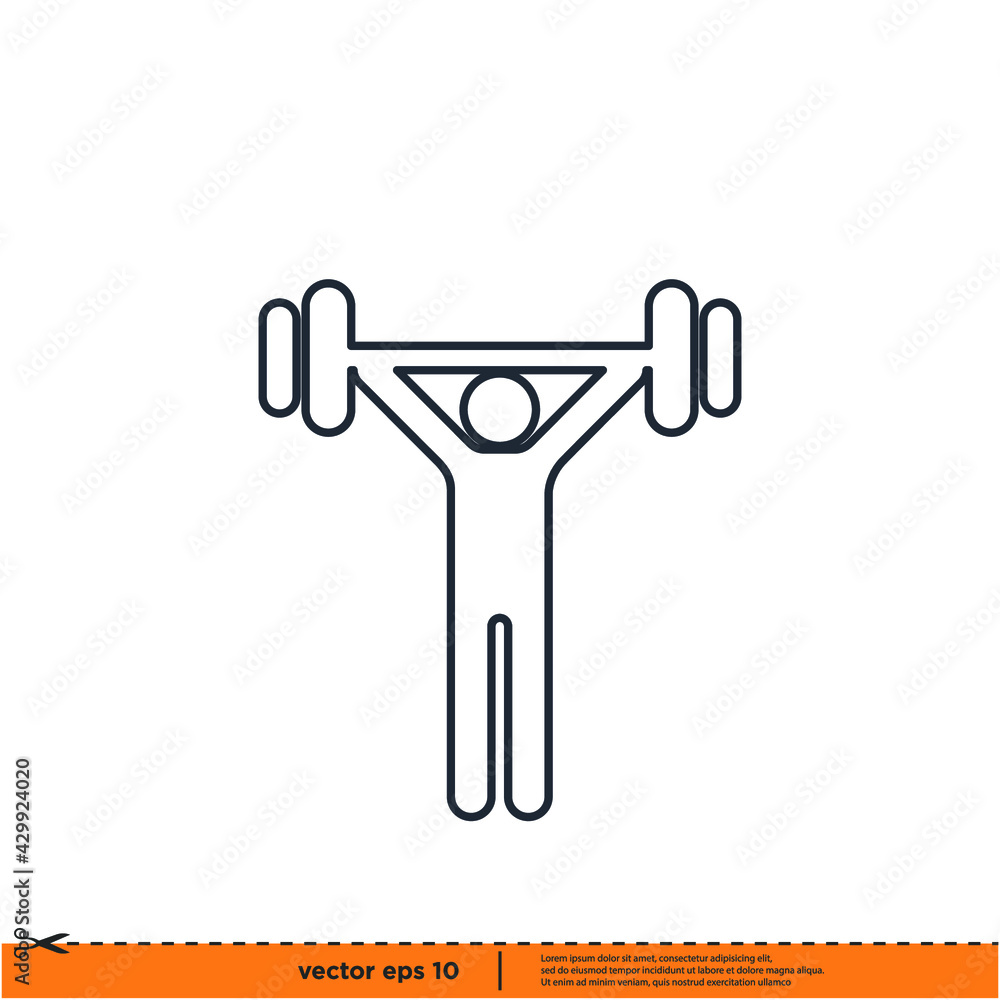 fitness gym icon vector illustration logo template fitness gym icon vector illustration logo template