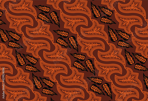 Indonesian batik motifs with very distinctive patterns. exclusive backgrounds. Vector Eps 10