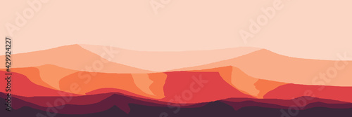 landscape web banner design template for promotion design, travel tourism ads background, tourism poster and wallpaper	