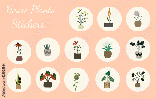 Round icons, vector ilustration.House Plans Stickers vector ilustration.