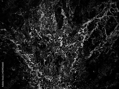 Black and white painting abstract background and textured.
