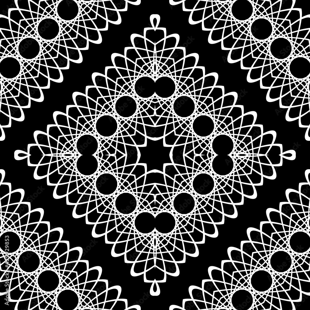 Design seamless decorative lacy pattern Design seamless decorative lacy pattern