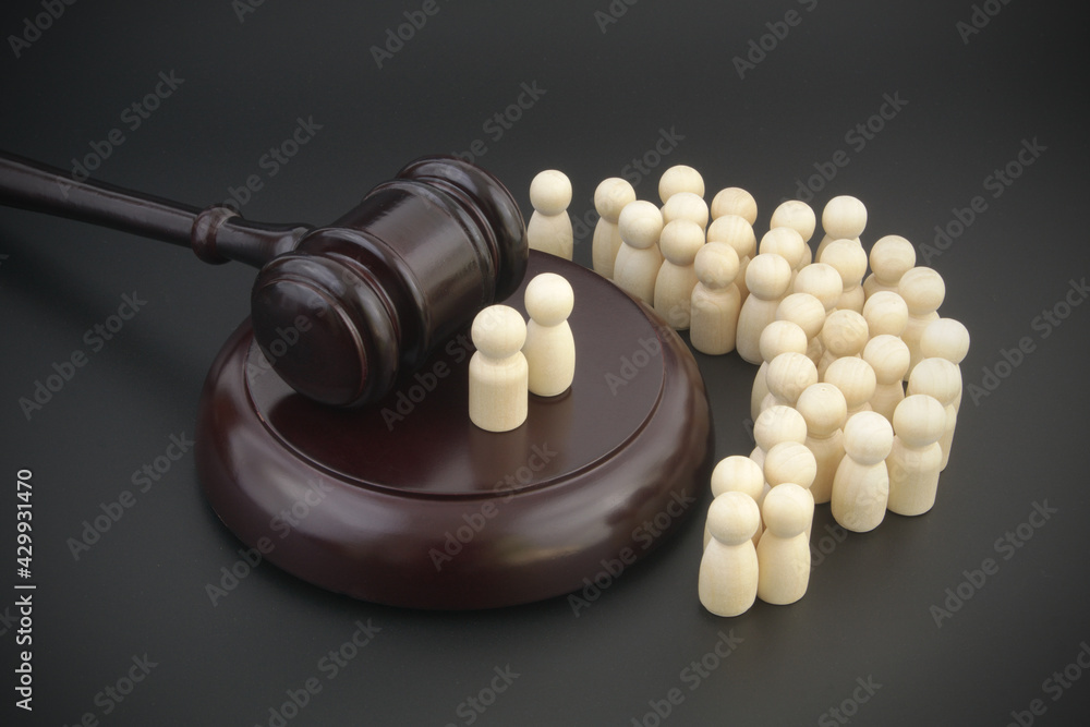 Civil laws and court concept. Many people and judge gavel. Civil laws and court concept. Many people and judge gavel.