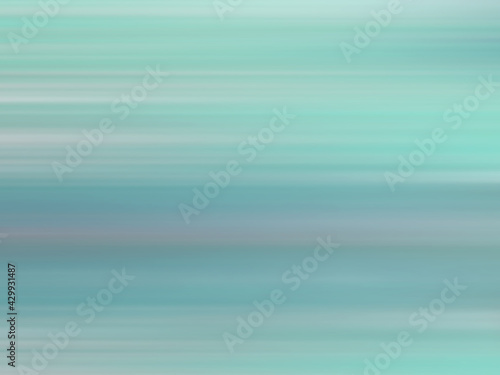 Light aquamarine, teal, gray speed lines. Multicolored smooth gradient. Ocean, sea, water concept. Abstract background with blurred strips. Defocused texture. Modern design