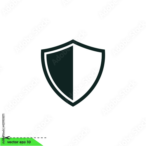 shield protection icon vector illustration simple design element Free Download shield protection icon vector illustration simple design element - GFXLoad