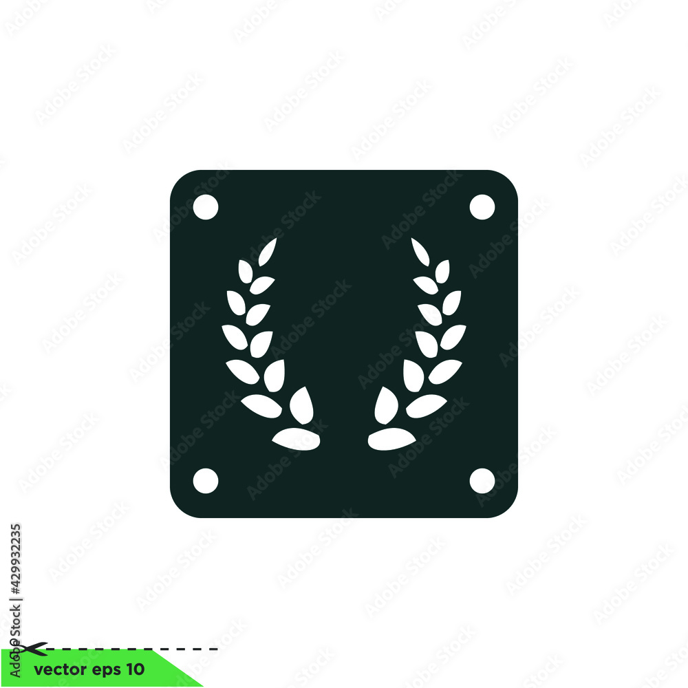 laurel wreath award icon symbol logo template laurel wreath award icon symbol logo template