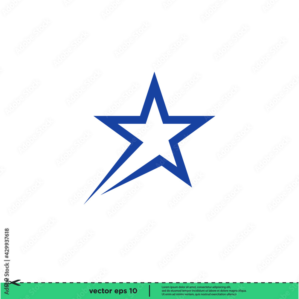 star icon vector illustration logo template simple design element star icon vector illustration logo template simple design element