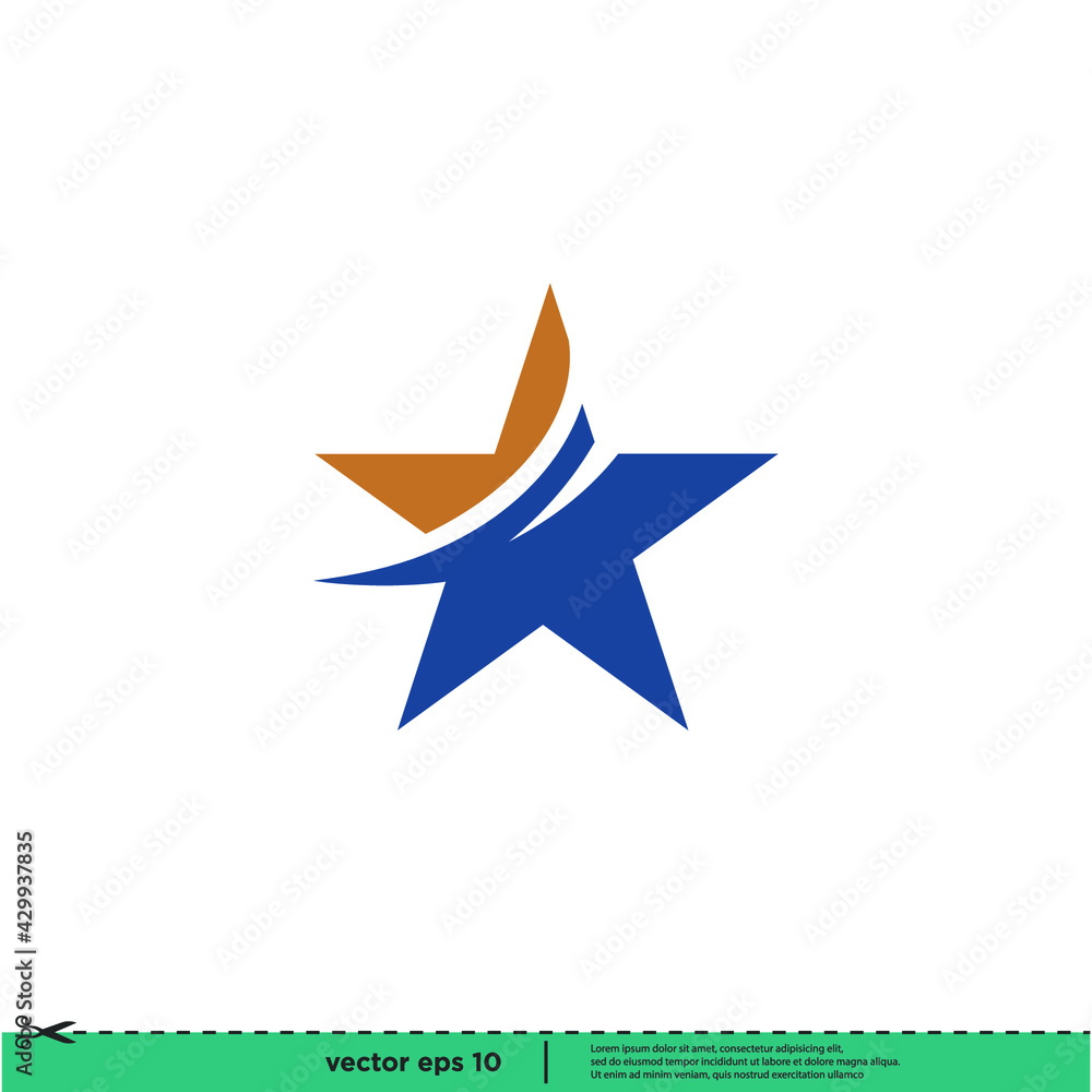 star icon vector illustration logo template simple design element star icon vector illustration logo template simple design element