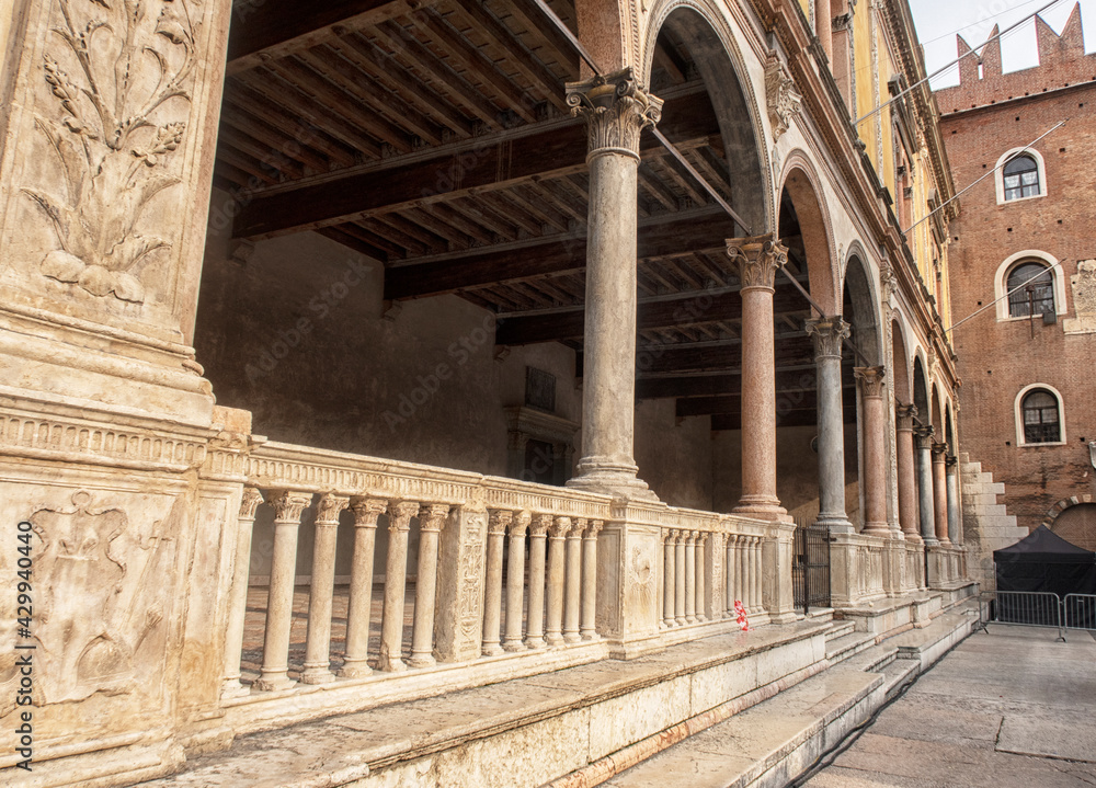 Verona, beautiful view of the historic center.