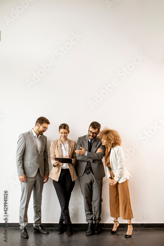 Multiethnic business people...