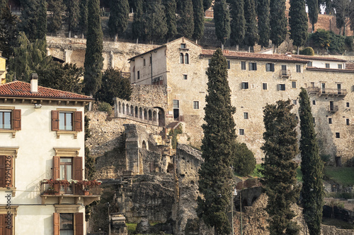 Verona, beautiful view of the historic center.