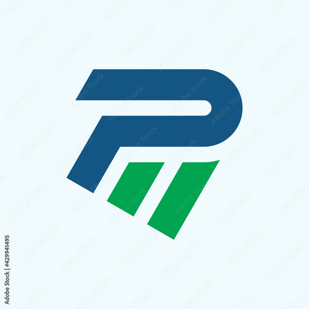 Letter P Business logo design illustration template Letter P Business logo design illustration template