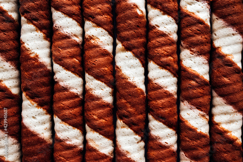 Obraz na płótnie texture walnut waffle w salonie