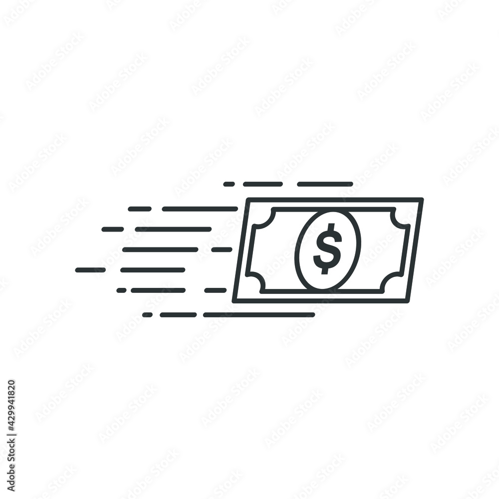 money icon vector illustration logo template money icon vector illustration logo template