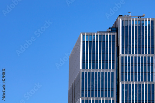Modern architecture or financial building background photo