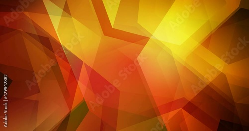 4K looping dark red, yellow video footage with rhombus. Modern abstract animation with gradient rectangles. Flicker for designers. 4096 x 2160, 30 fps. photo