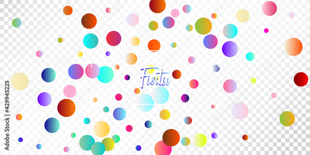 Carnival Confetti Explosion Vector Background. Falling Color Tinsel, Fiesta Celebration Design.
