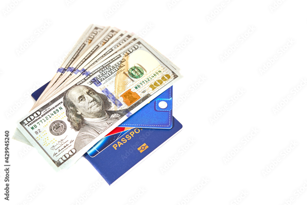 International travel abroad, vacation, business or vacation. Passport, money credit cards. Travel after quarantine. International travel abroad, vacation, business or vacation. Passport, money credit cards. Travel after quarantine.