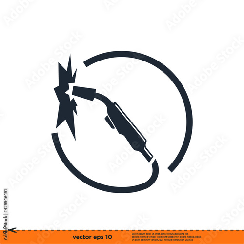 welding icon vector illustration logo template simple design element