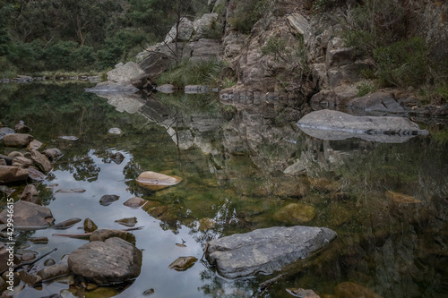Lerderderg park in Victoria Australia The Lerderderg River has carved a deep and picturesque gorge through this rugged park located within easy reach of Melbourne, Bacchus Marsh and Ballarat.