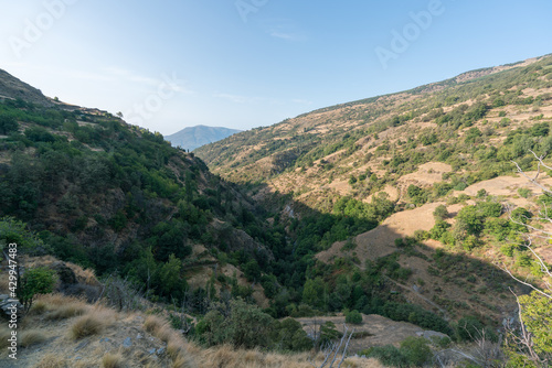 mountainous landscape in Sierra Nevada