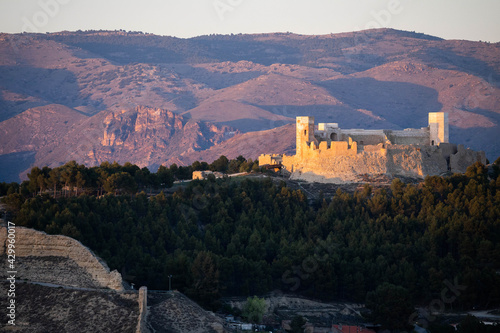 calatayud, castle in aragon spain, al andalus ruins photo