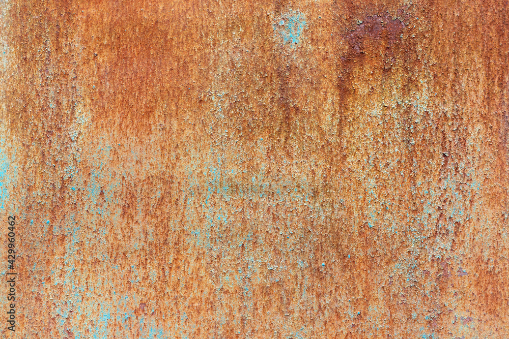 Old metal rusted plate. Texture background.