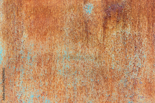 Old metal rusted plate. Texture background.