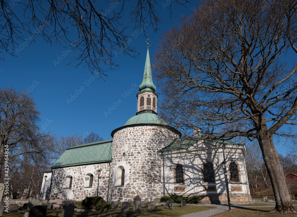 Bromma Kyrka, oldest part from year 1160 - 70. Stockholms oldest building still being used. Bromma Kyrka, oldest part from year 1160 - 70. Stockholms oldest building still being used.